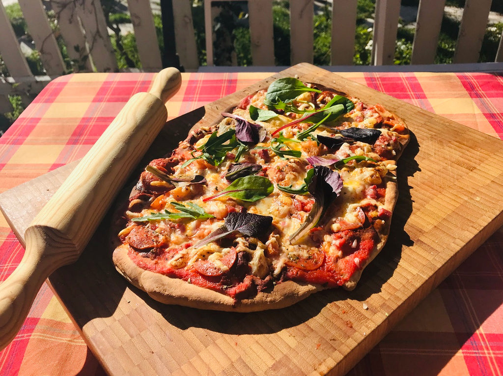 PIZZA ORGÁNICA DE ESPELTA O DE TRIGO